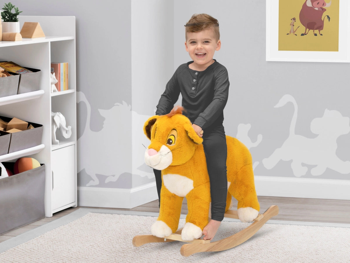 Ashley Furniture Delta Children The Lion King Simba Plush Rocking Horse