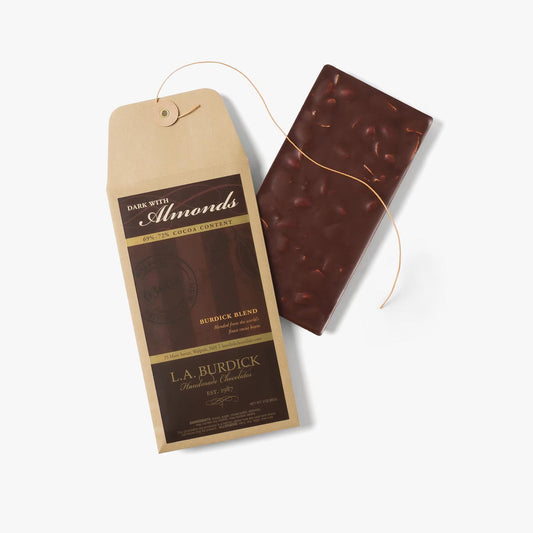 L.A. Burdick Chocolates Dark Chocolate Bar With Almonds