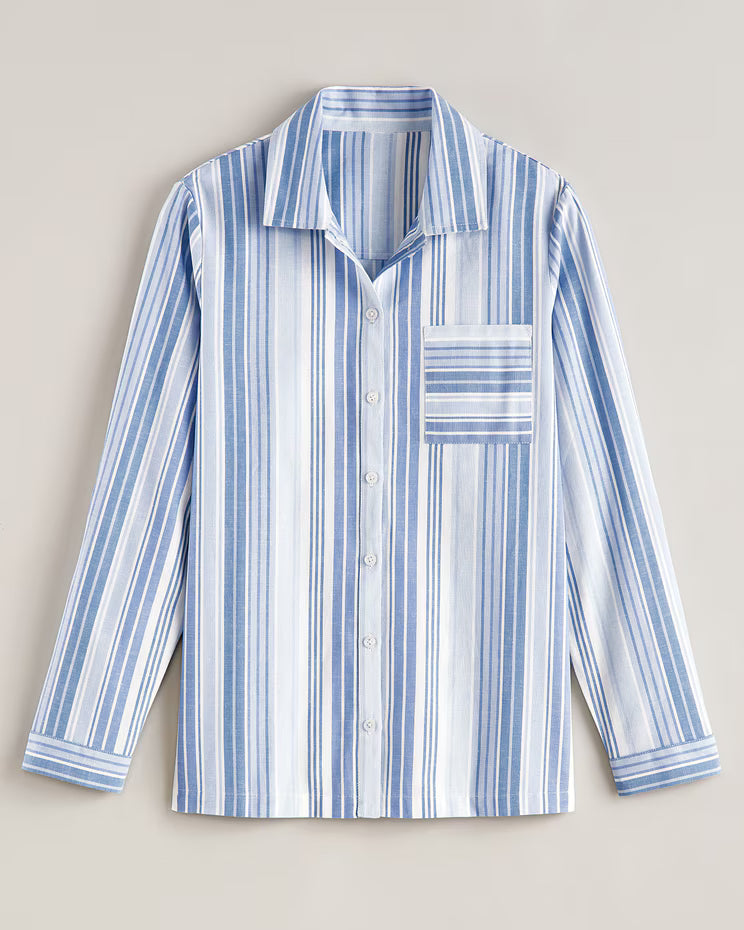 BLAIR Women's Tops Linen Blend Big Shirt (Women Plus) - x3