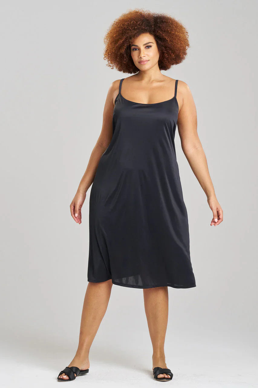 NATORI Body Doubles Low Back Slip Dress