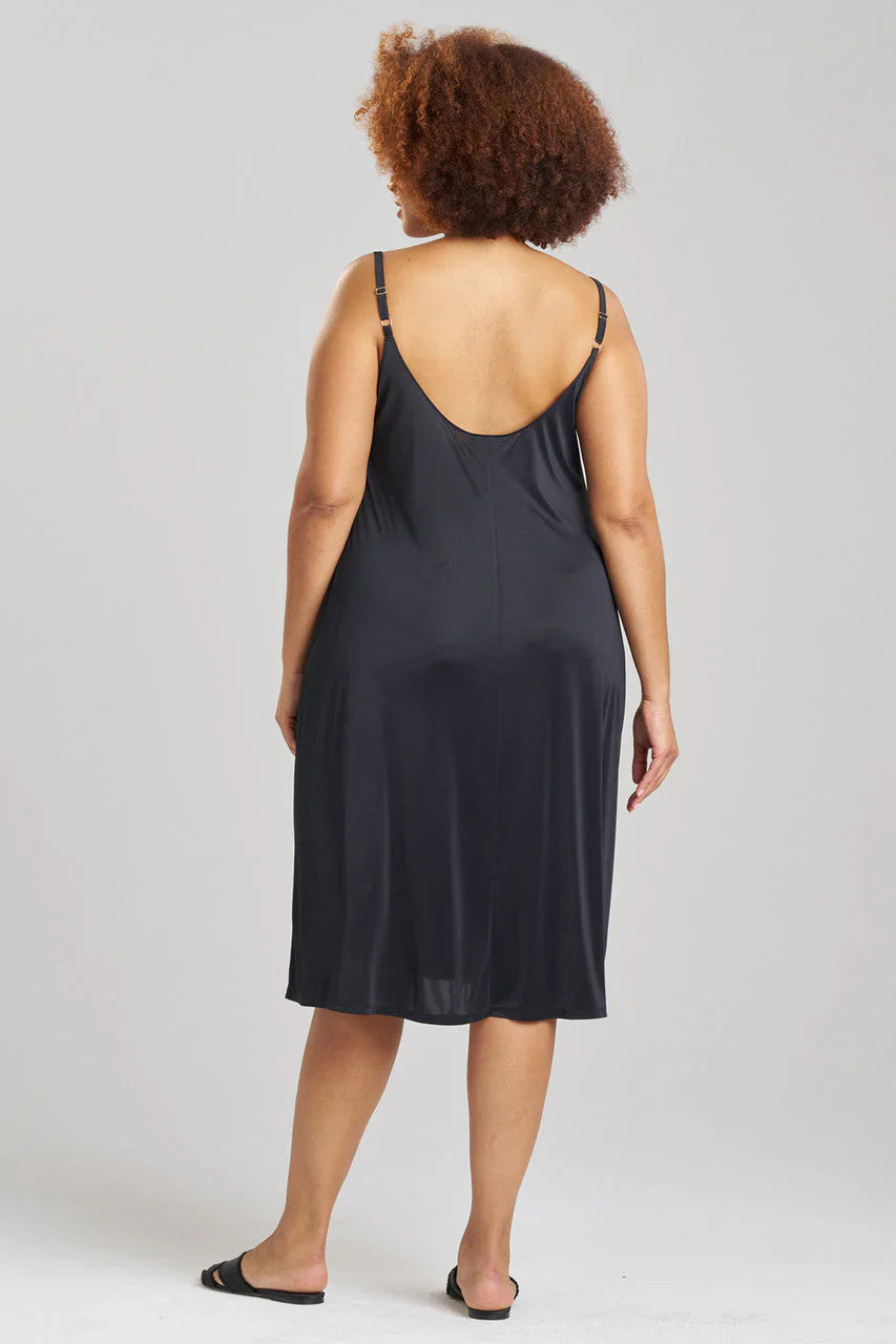 NATORI Body Doubles Low Back Slip Dress