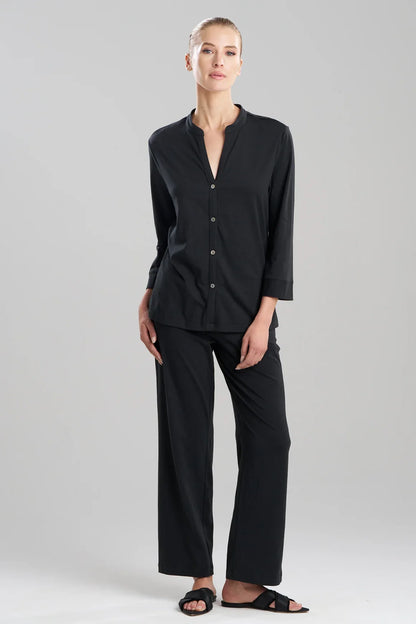 Natori Breeze Mandarin PJ - Black