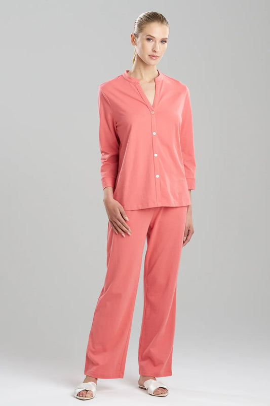 Natori Breeze Mandarin PJ - Pink Rose