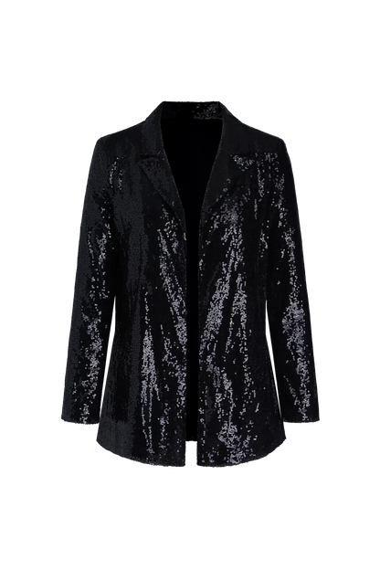 Cupshe Starlight Sequin Open-Front Blazer