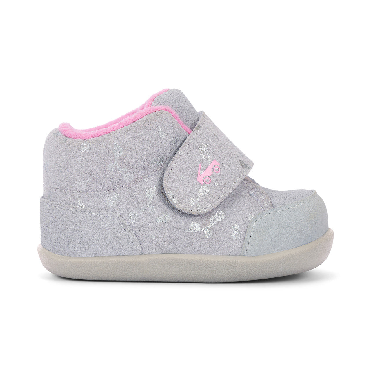 See Kai Run Girl's Casey Mini (First Walker) Gray Suede