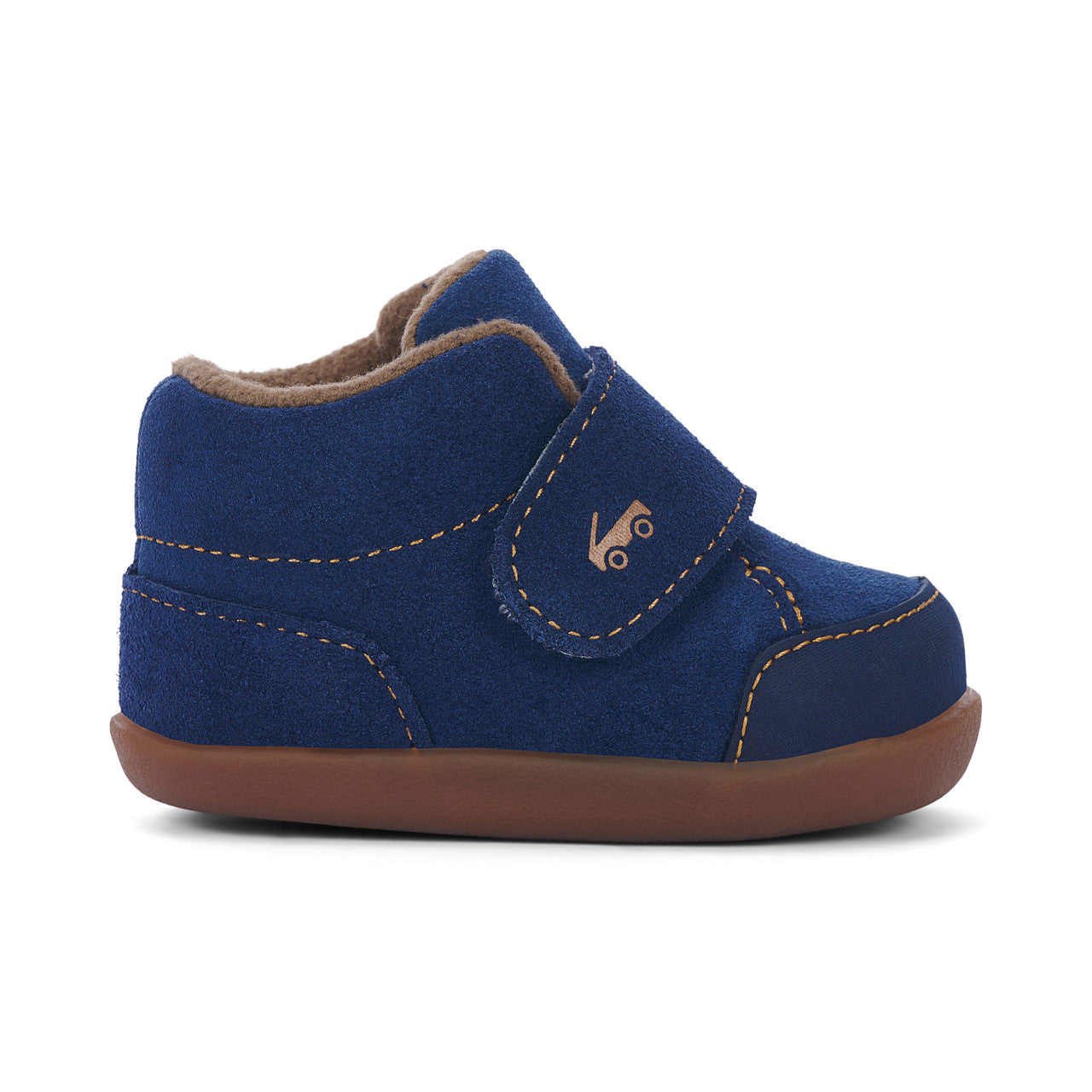 See Kai Run Boy's Casey Mini (First Walker) Navy Suede