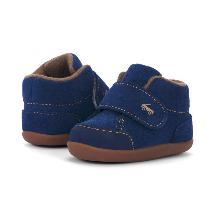 See Kai Run Girl's Casey Mini (First Walker) Navy Suede