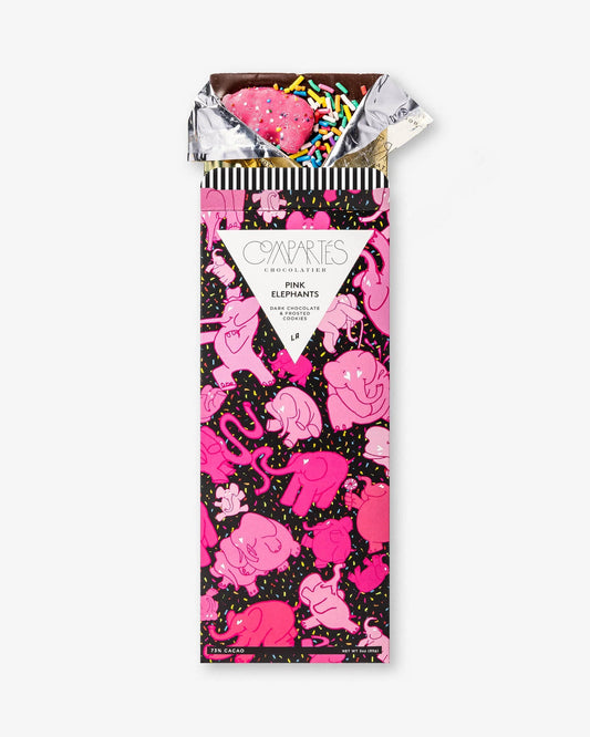 Compartes Chocolates Pink Elephants Chocolate Bar
