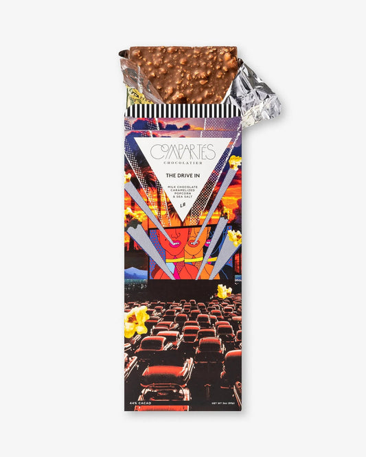 Compartes Chocolates Caramelized Popcorn Chocolate Bar