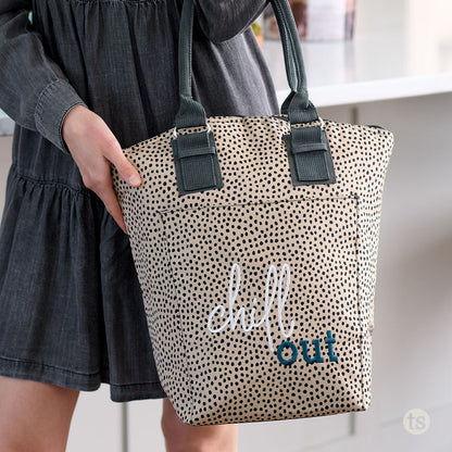 Tastefully Simple Cool Tote - Spotted