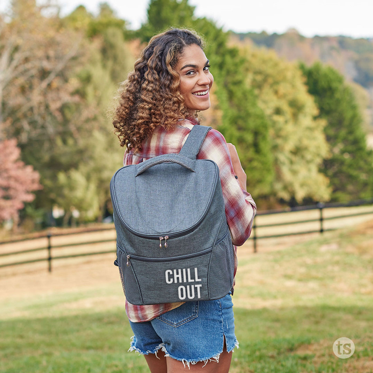 Tastefully Simple Cooler Backpack - Charcoal