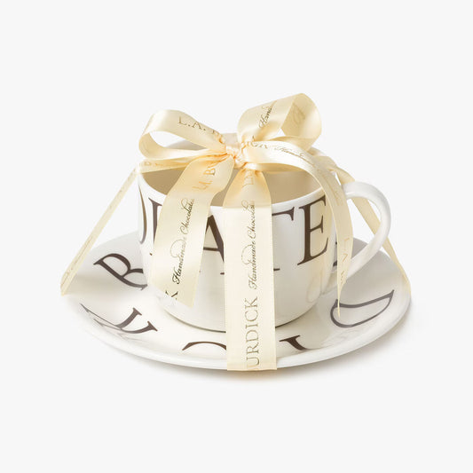 L.A. Burdick Chocolates Signature Cup and Saucer