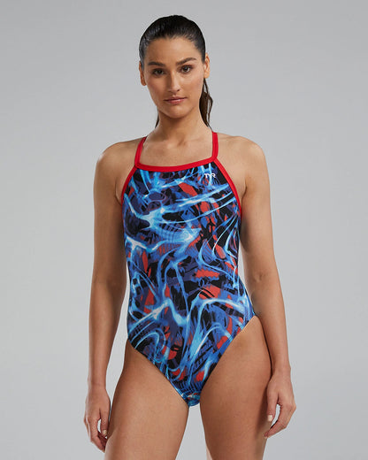 TYR Durafast Lite Women's Diamondfit Swimsuit - Electro