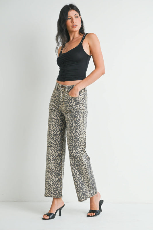 Ruby & Jenna Women's Just Black - High Rise Vintage Straight