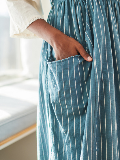 April Cornell Mist Stripe Dress