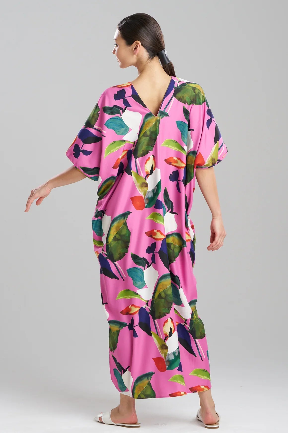 NATORI Daido Caftan - Magenta