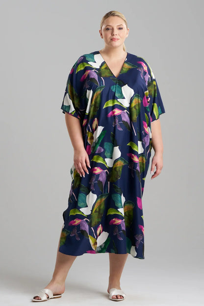 NATORI Daido Caftan - Navy