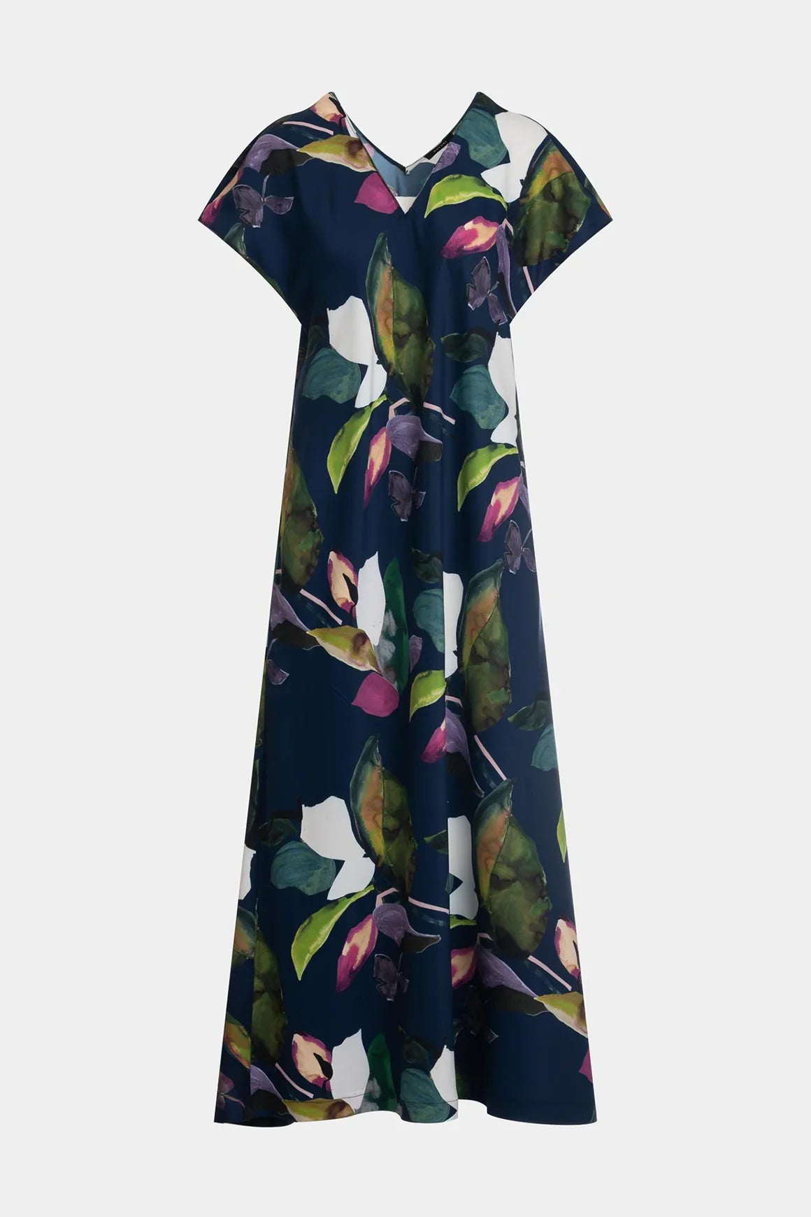 NATORI Daido Short Sleeve Caftan - Navy