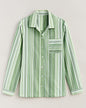 BLAIR Women's Tops Linen Blend Big Shirt (Misses) - x3