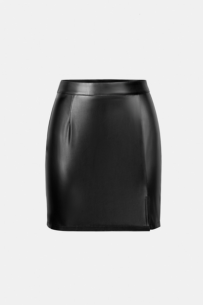 Cupshe Faux Leather Mini Skirt(x2)