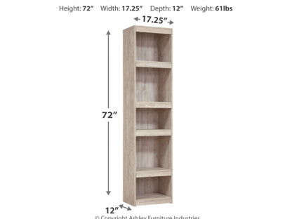 Ashley Furniture Willowton 72" Pier with 4 Shelves