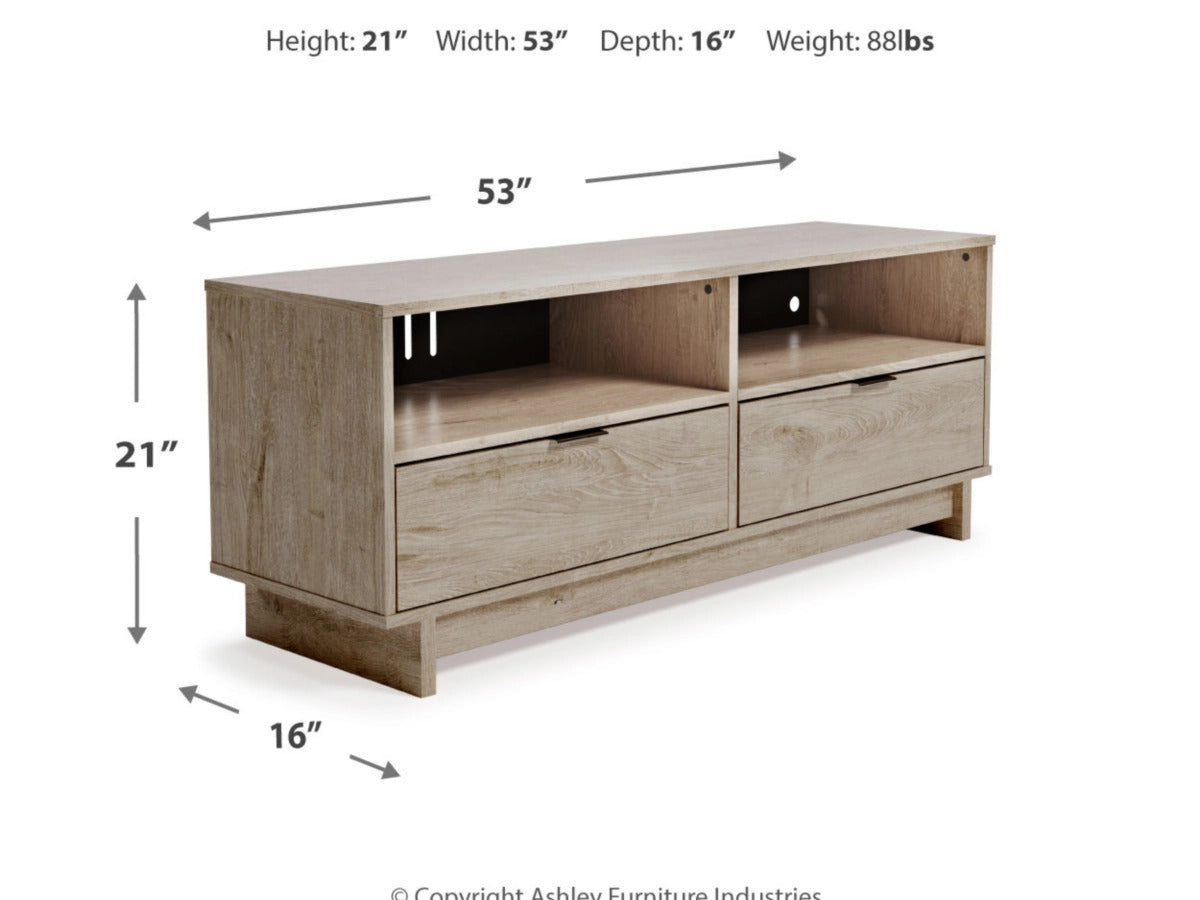 Ashley Furniture Oliah 53" TV Stand 2 Drawers