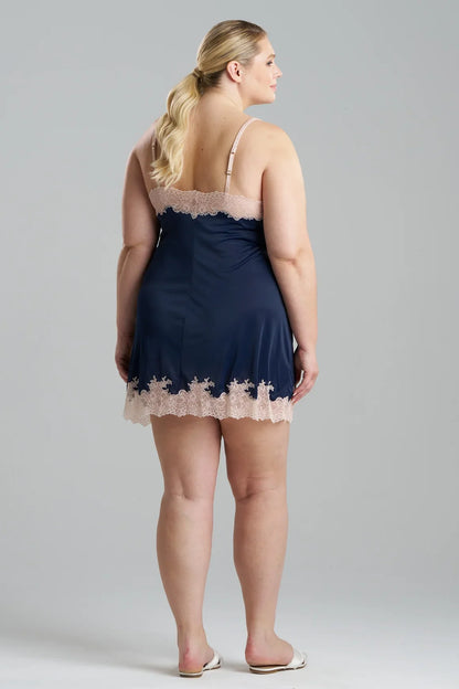 NATORI Enchant Lace Trim Chemise 2