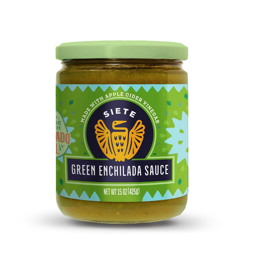 Siete Foods Green Enchilada Sauce - 4 jars