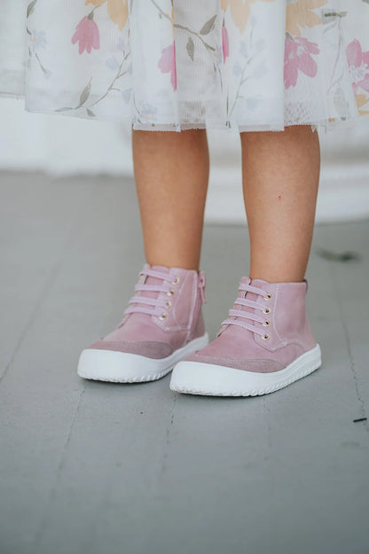 Little Love Bug Co. Play Perfect Pansy Pop High Top {Premium Leather}