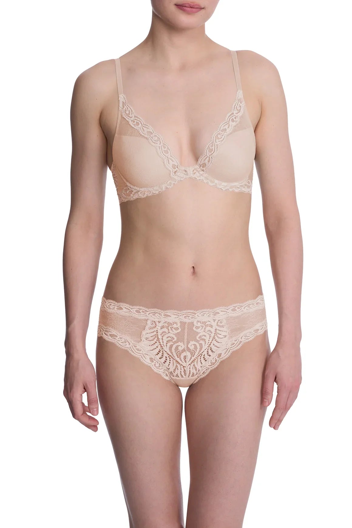 NATORI Feathers Plunge T-Shirt Bra 1
