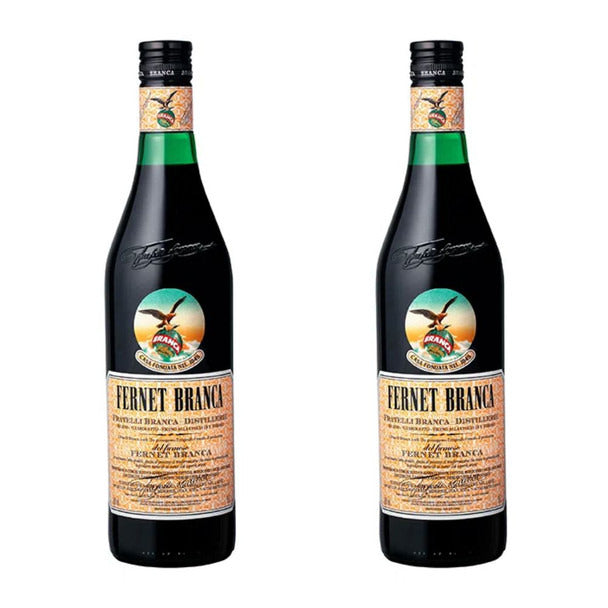 Pampa Direct Fernet Branca Herbal Infusion Bitter Amaro Liqueur Genuine Argentina Flavor Recipe, 750 ml / 25.4 oz (pack of 2)