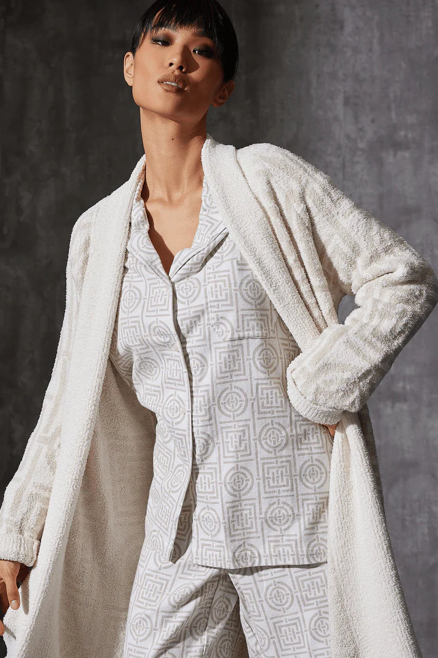 NATORI Flannel Infinity Notch PJ