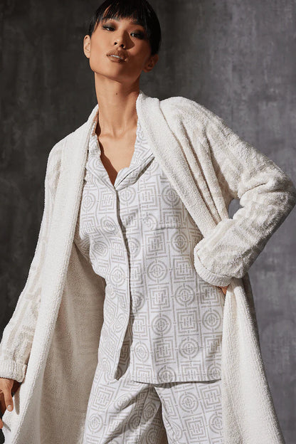 NATORI Flannel Infinity Notch PJ