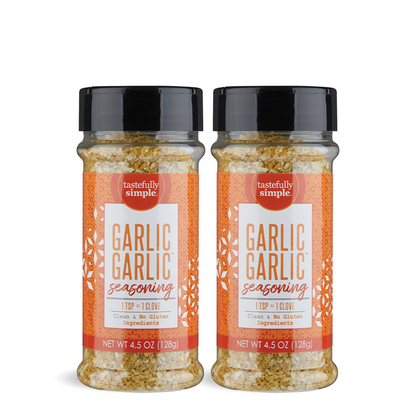 Tastefully Simple Garlic Garlic Seasoning Value Pack