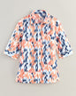 BLAIR Haband Women's Printed 3/4-Sleeve Poplin Wonder Blouse 1 (Misses) - x4