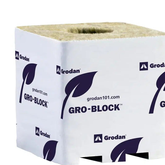 HTG Supply Rockwool / Stonewool 4 Inch Gro Blocks – 6 Pack