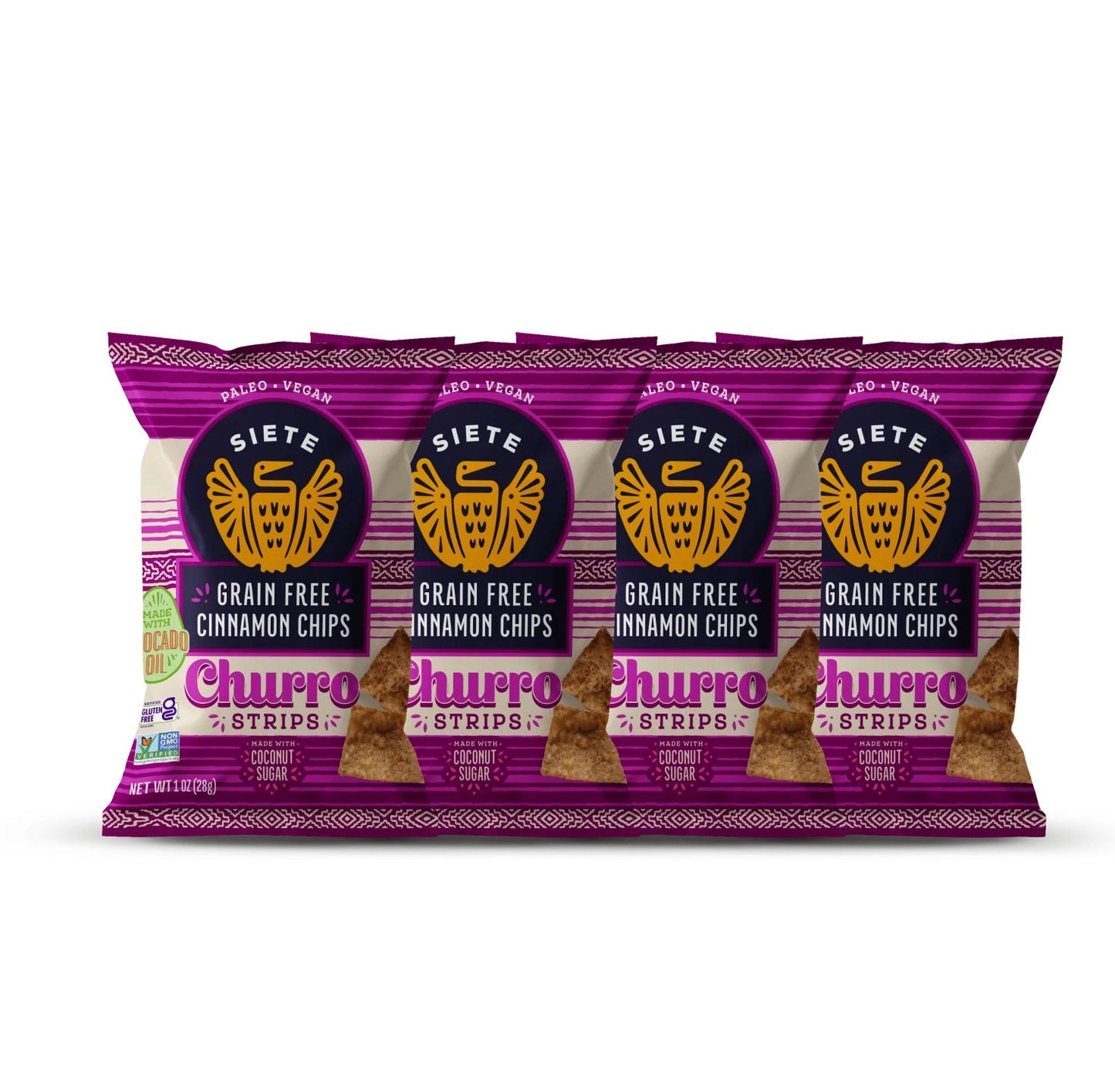 Siete Foods Churro Strips 1 oz - 24 bags