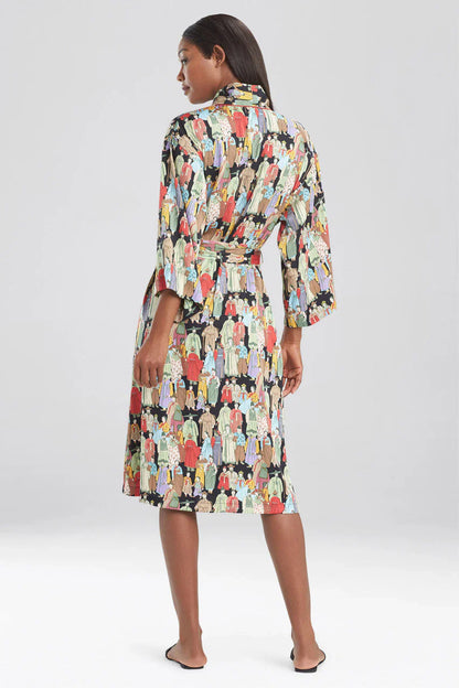 Natori Dynasty Robe - Black