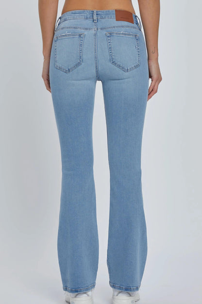 Ruby & Jenna Women's Mid Rise Flare