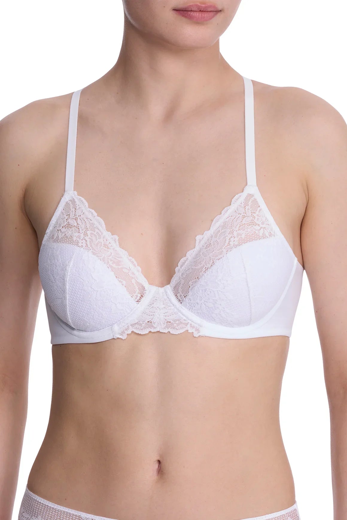 NATORI Heavenly Convertible Comfort Lace Contour Underwire Bra