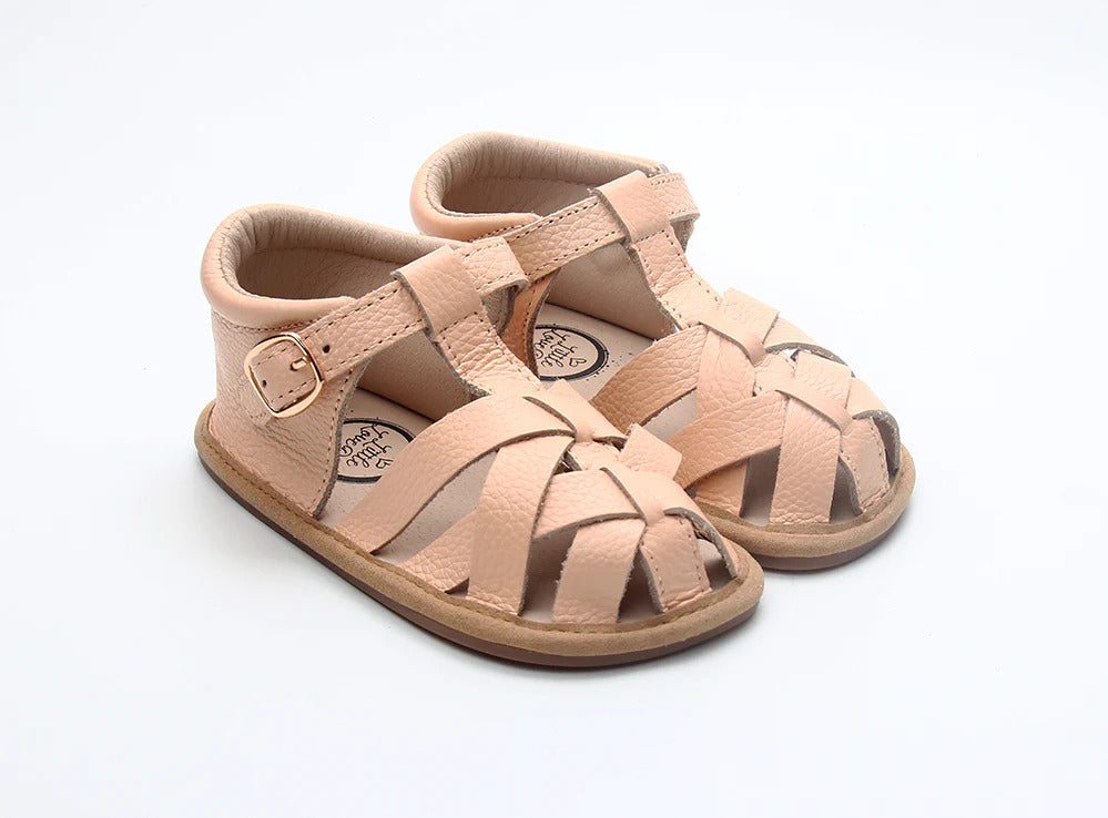 Little Love Bug Co. Peach Closed Toe Sandal