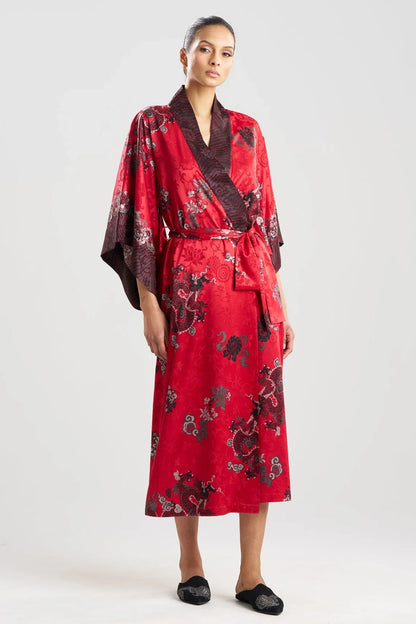 NATORI Imperial Dragon Jacquard Robe