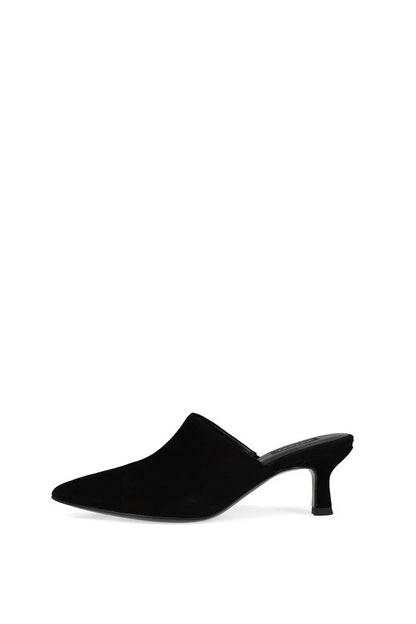 Natori Ine Suede Mule Heel - Black