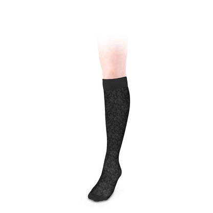 Apexfoot Jeba Knee-High Compression Socks Unisex - Damask Pattern