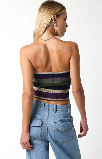 Ruby & Jenna Women's Rib Tube Top