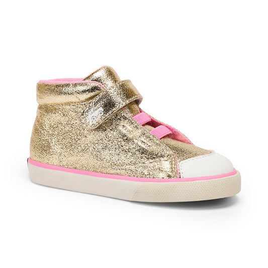 See Kai Run Girl's Drew Gold Shine