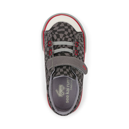 See Kai Run Boy's Alex Gray Wavy Checks