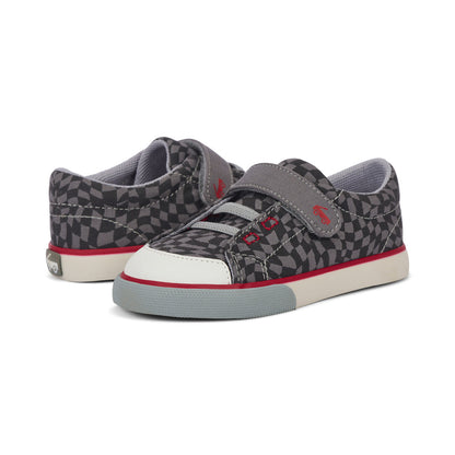 See Kai Run Boy's Alex Gray Wavy Checks