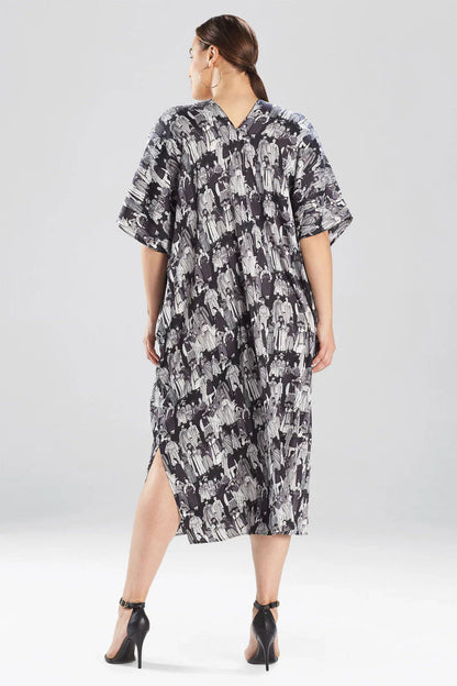 NATORI Dynasty Caftan - Black/Grey