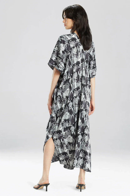 NATORI Dynasty Caftan - Black/Grey
